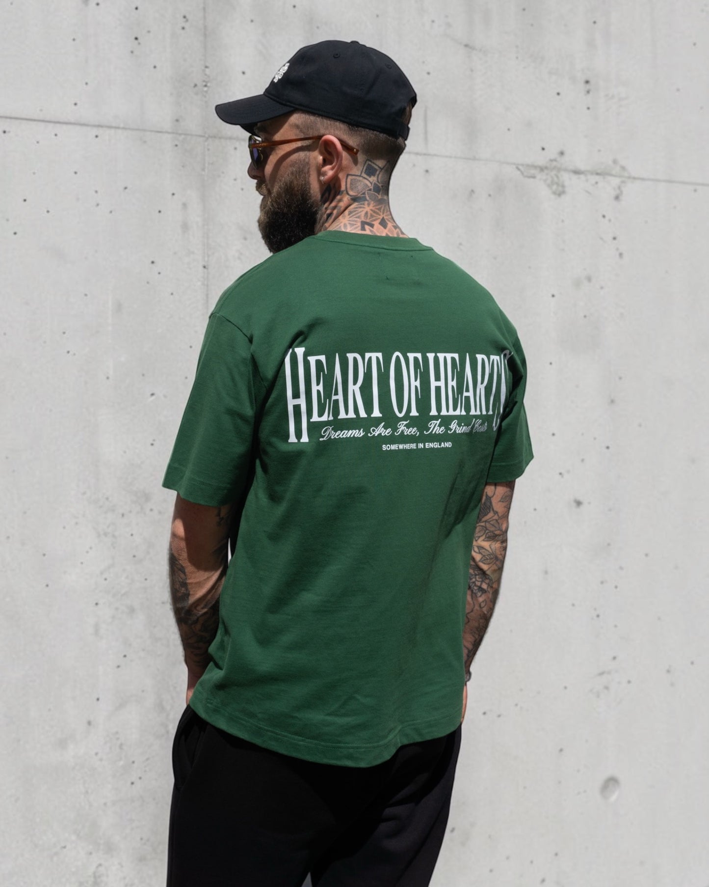 Dreams Are Free Boxy Fit T-Shirt - Green