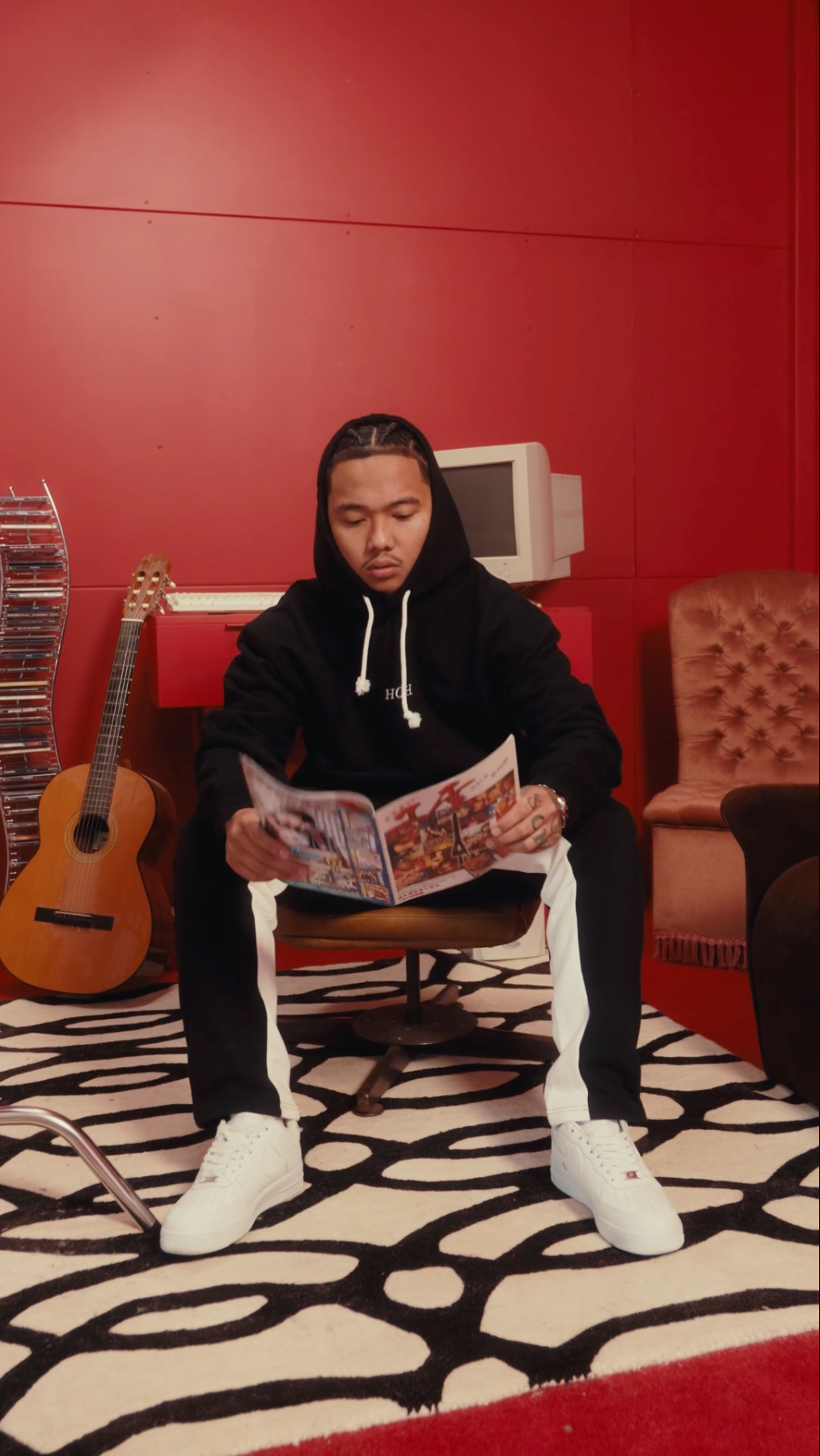 BLACK ALA HOODIE - S24