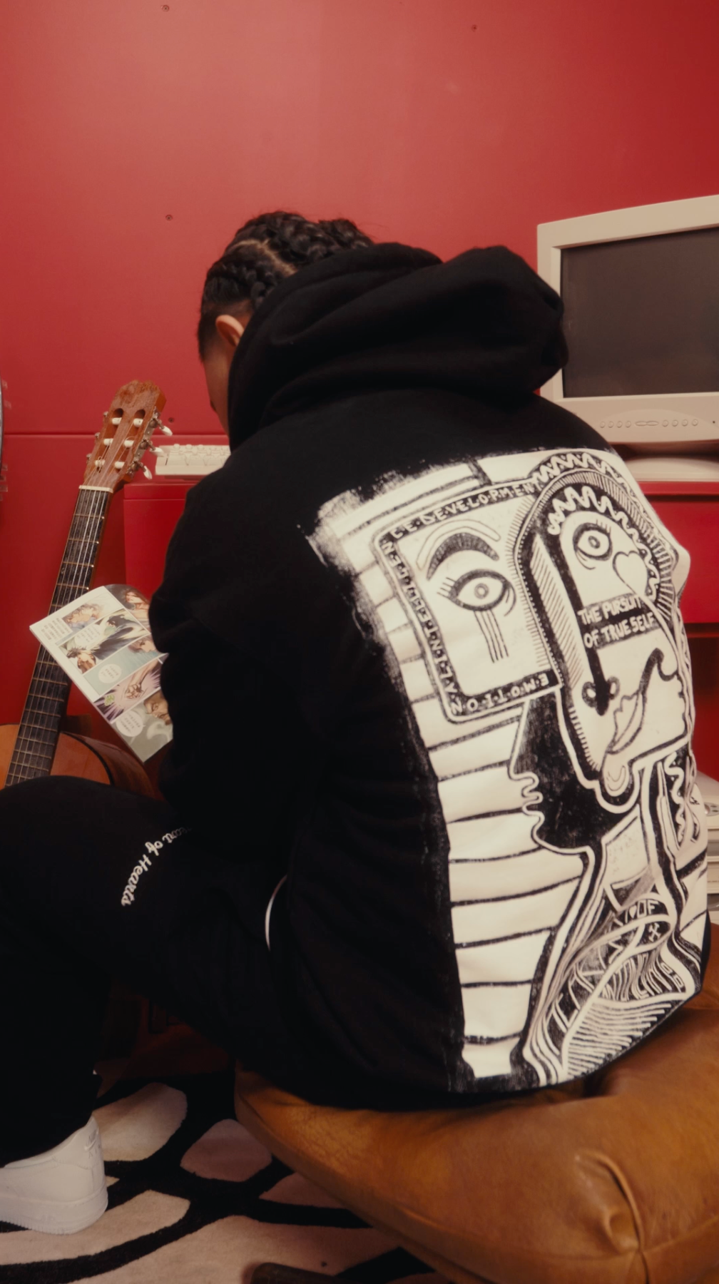 BLACK ALA HOODIE - S24