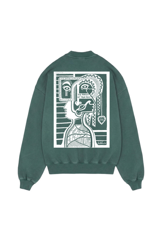 ALA SWEATSHIRT - WASHED GREEN