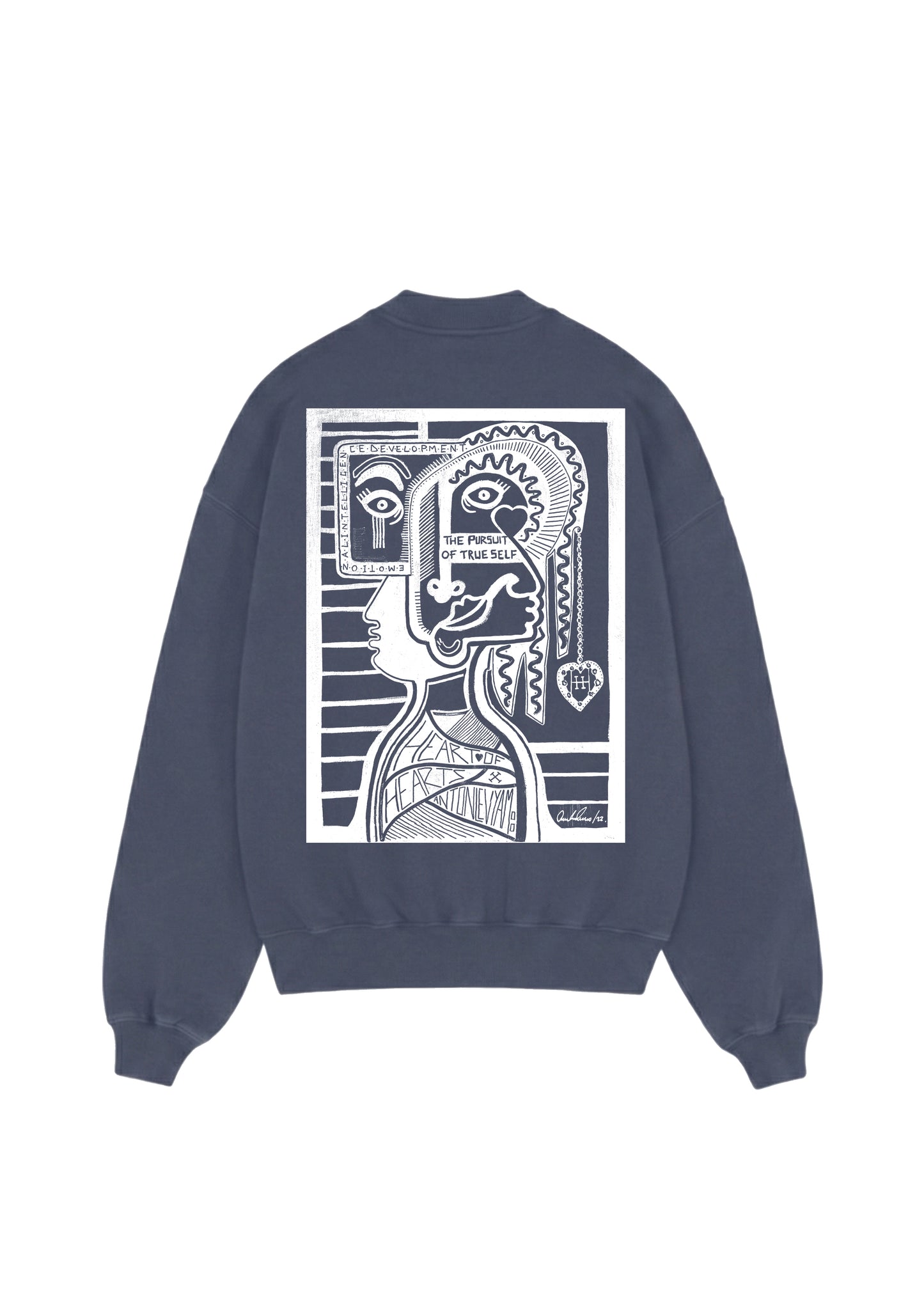 ALA SWEATSHIRT - WASHED NAVY