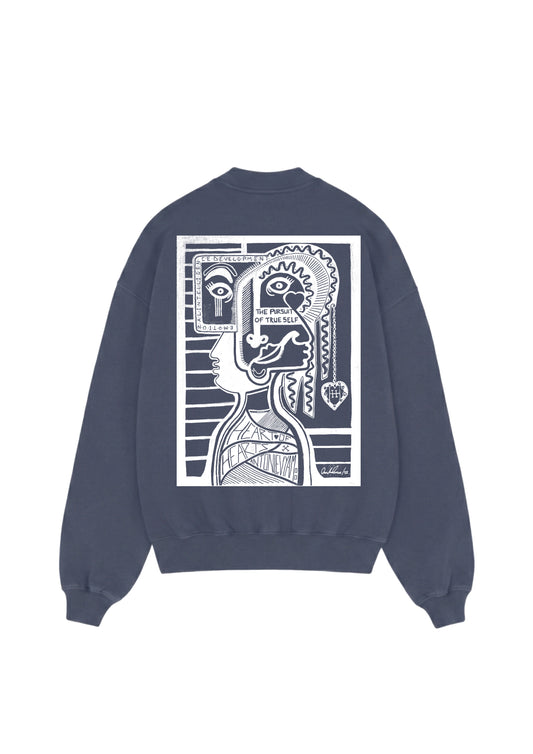 ALA SWEATSHIRT - WASHED NAVY